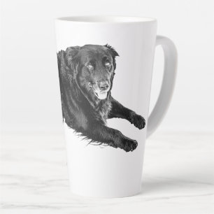 Gentle Watcher on Winter Mornings Latte Mug