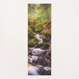 Gentle Waterfall Woodland Brook Yoga Mat