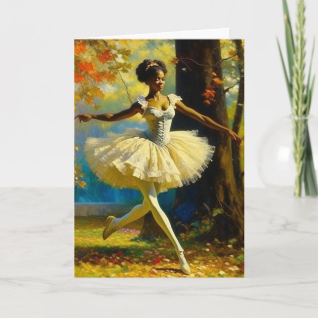 Gentle Whispers Ballerina Card (Front)