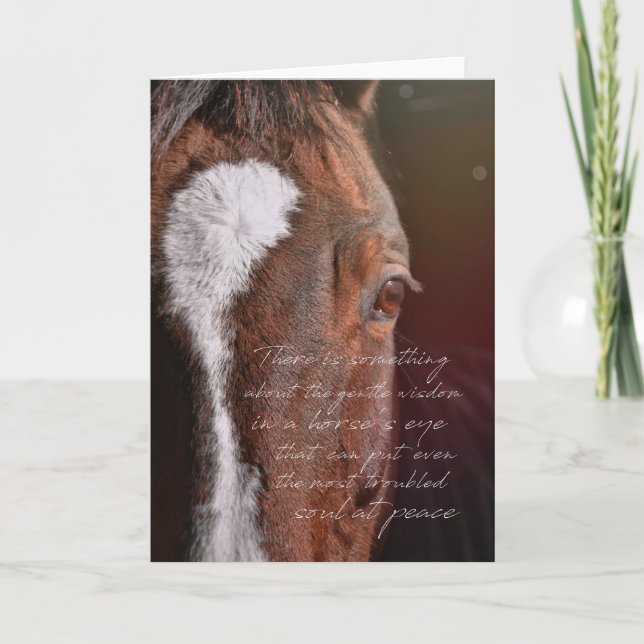 GENTLE WISDOM Greeting Card (Front)