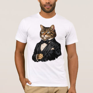 Gentleman Cat Tuxedo T-Shirt