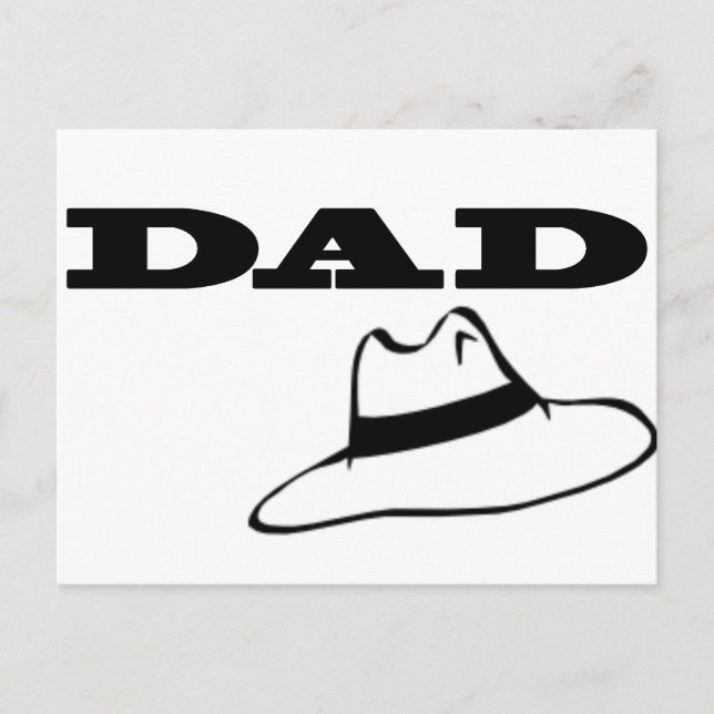 Gentleman Dad Postcard (Front)