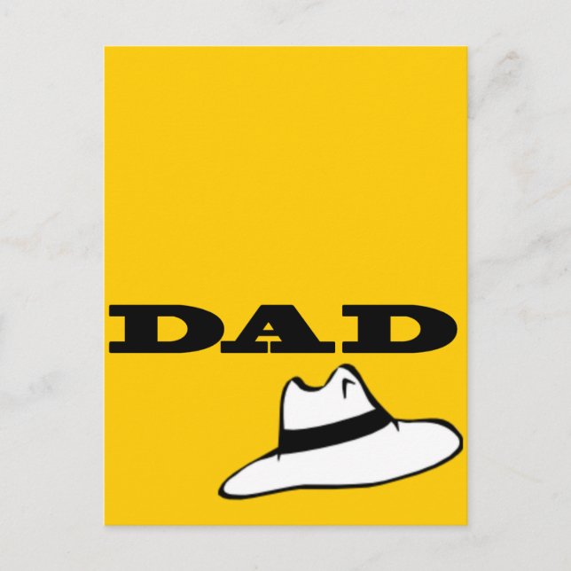 Gentleman Dad Postcard (Front)