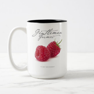 Gentleman Farmer 15 oz. Coffee Mug (raspberry)