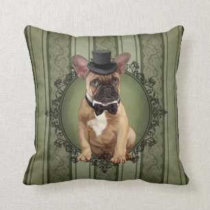 Gentleman French Bulldog Cushion