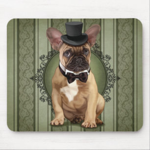 Gentleman French Bulldog Mouse Pad