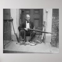 Gentleman Gunslinger, 1927. Vintage Photo