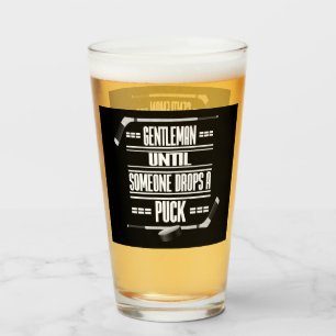 Gentleman Ice Hockey Humour   Glass