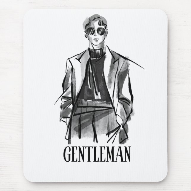 Gentleman  mouse pad (Front)