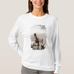 Gentleman on a Horse Watching a Falconer T-Shirt