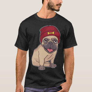 Gentleman Pug ✪ Cute Abstract Painting Art Style T-Shirt