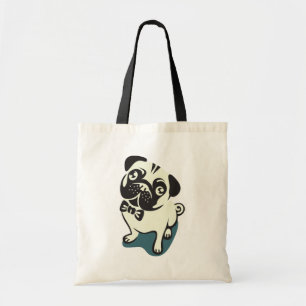 Gentleman Pug with a Cute Bowtie. Tote Bag