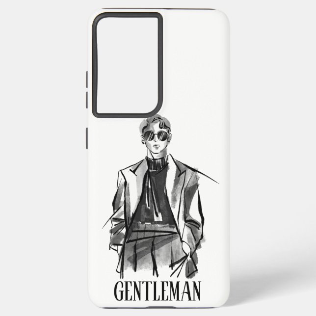 Gentleman  samsung galaxy s21+ case (Back)