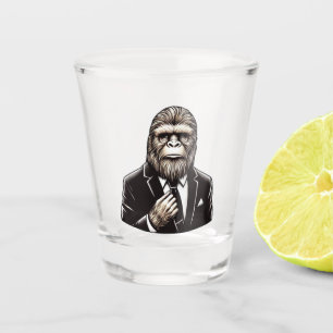 Gentleman Sasquatch - Funny Bigfoot Shot Glass