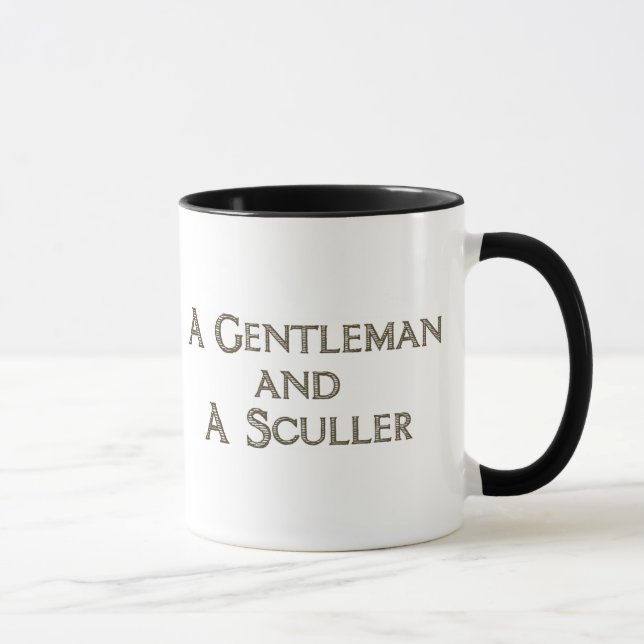 Gentleman & Sculler Mug (Right)