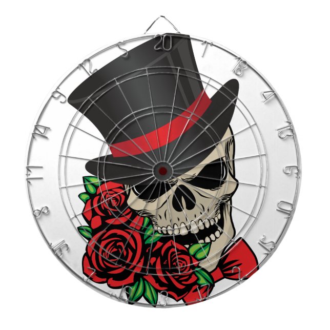 Gentleman Skull Dartboard (Front)