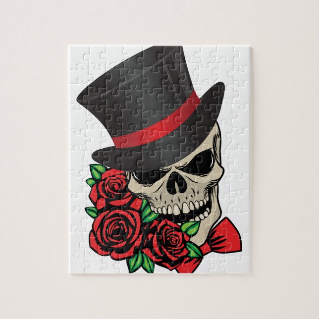 Gentleman Skull Jigsaw Puzzle (Vertical)