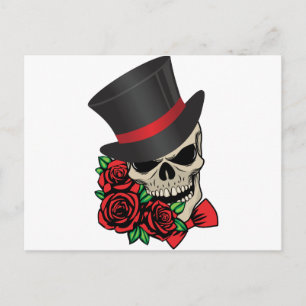 Gentleman Skull Postcard