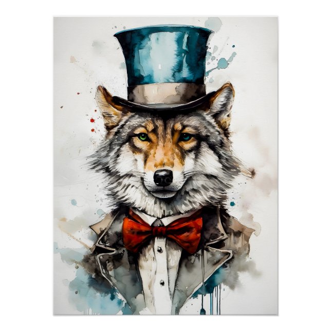 Gentleman Wolf Poster (Front)
