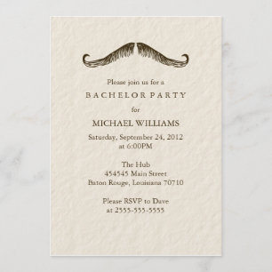 Gentleman's Bachelor Party (Today's Best Award) Invitation