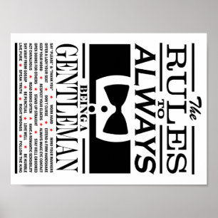 Gentleman's Poster