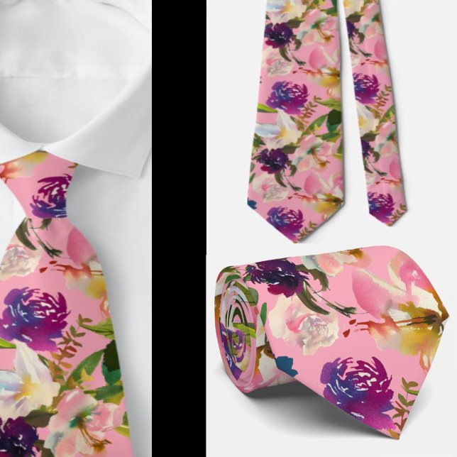 Gentleman's Tie | Wedding & Event Floral Necktie (Creator Uploaded)