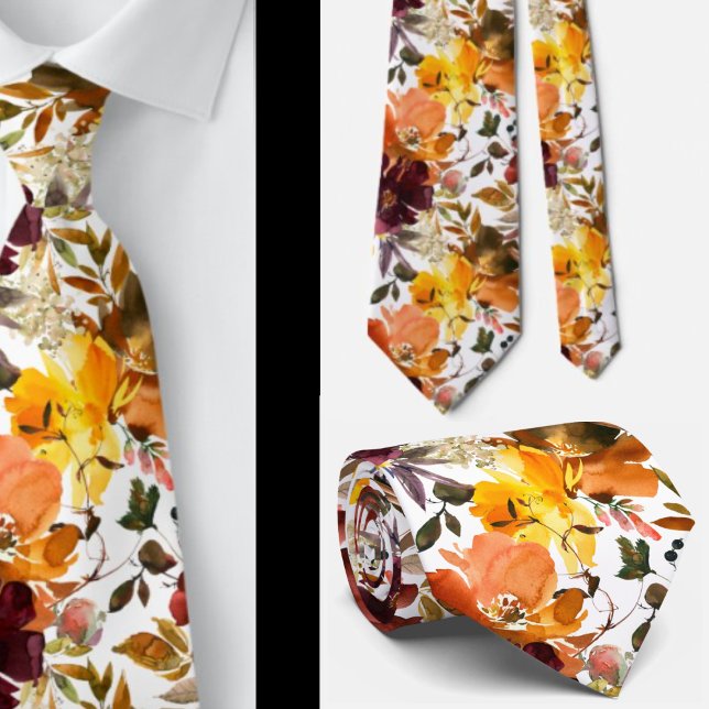Gentleman's Tie | Wedding & Event Floral Necktie (Creator Uploaded)