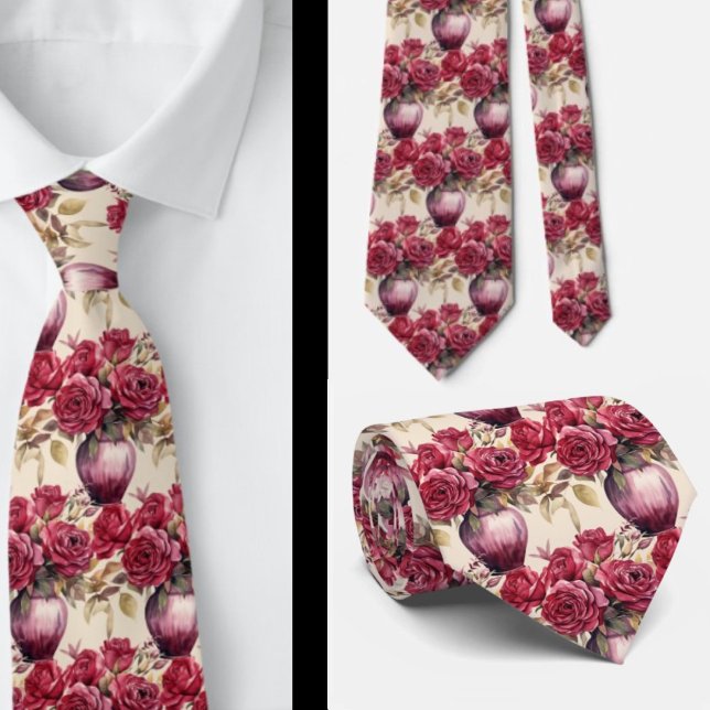 Gentleman's Tie | Wedding & Event Floral Necktie (Creator Uploaded)
