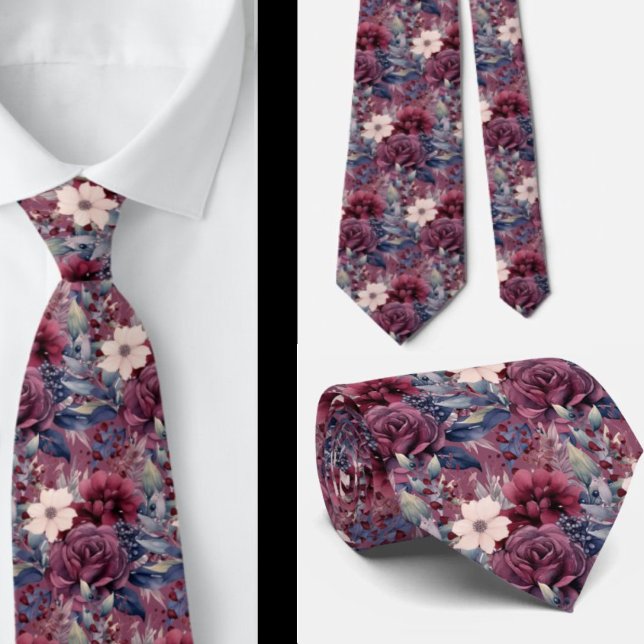 Gentleman's Tie | Wedding & Event Floral Necktie (Creator Uploaded)