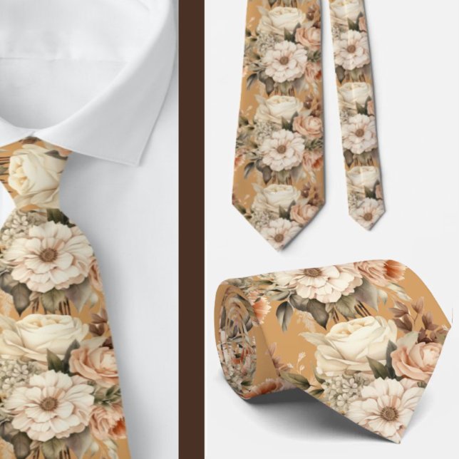 Gentleman's Tie | Wedding & Event Floral Necktie (Creator Uploaded)