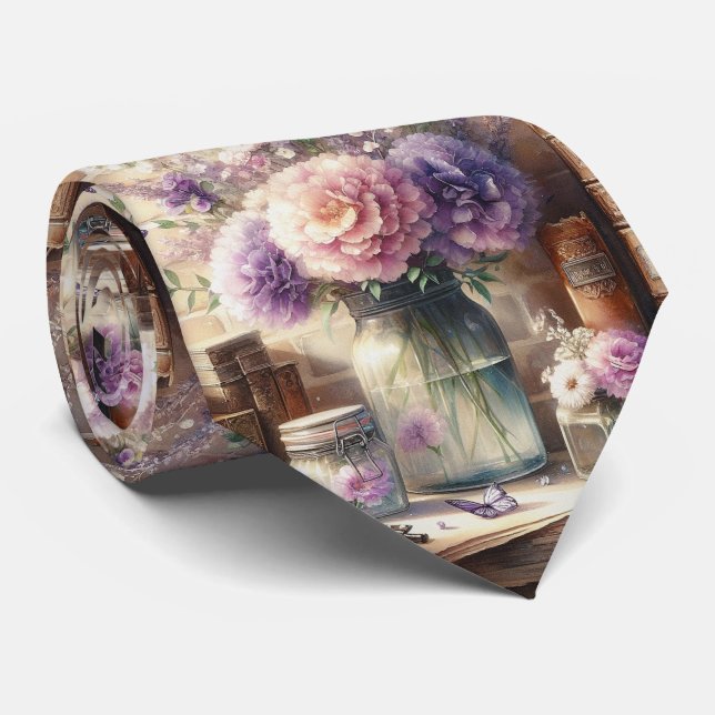 Gentleman's Tie | Wedding & Event Floral Necktie (Rolled)