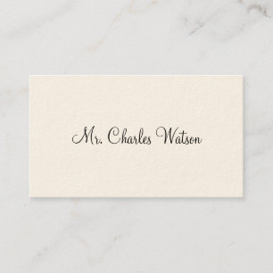 Gentleman's Victorian Calling Cards