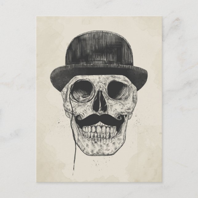 Gentlemen never die postcard (Front)