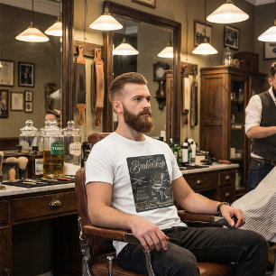 Gentlemen’s Barbershop Retro Haircuts Shaves T-Shirt