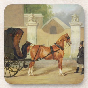 Gentlemen's Carriages: A Cabriolet, c.1820-30 (oil Coaster