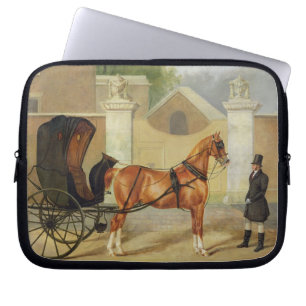 Gentlemen's Carriages: A Cabriolet, c.1820-30 (oil Laptop Sleeve