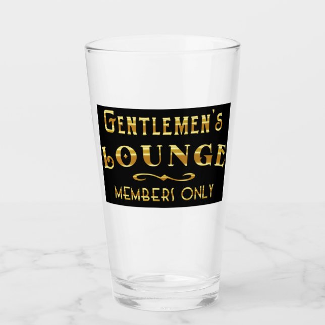 Gentlemen's Lounge Glass (Front)