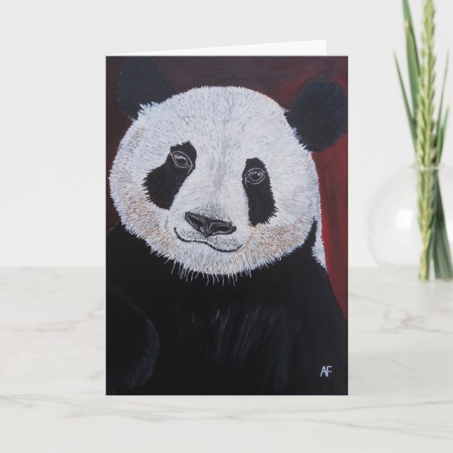 Gentlest of Giants Painting by Alfred Fox Card (Front)