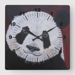 Gentlest of Giants Painting by Alfred Fox Square Wall Clock