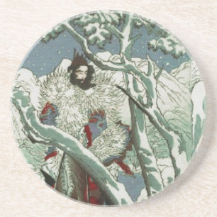Gentoku Visiting Komei In the Snow (1:3) Coaster