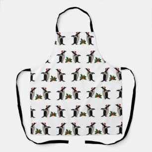Gentoo and Holly All Over Print Apron