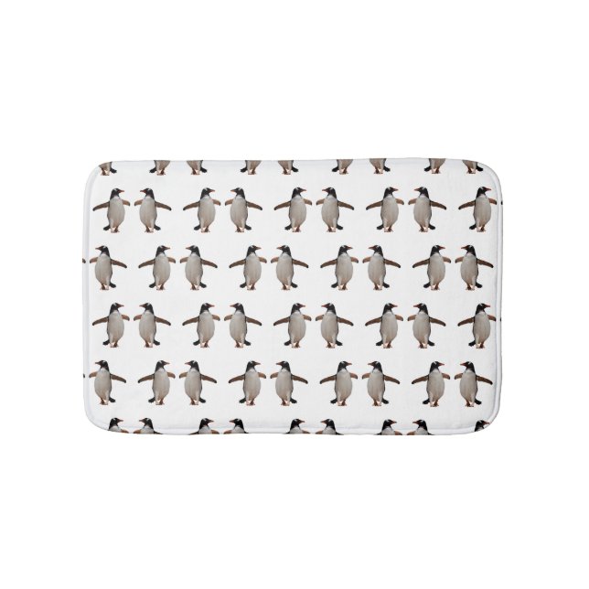 Gentoo Frenzy Bath Mat (choose colour) (Front)