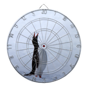 Gentoo penguin dartboard