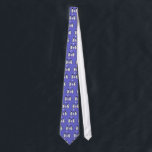 Gentoo Penguin Greetings Tie<br><div class="desc">Graphic illustration of a penguin family under the moonlight.</div>