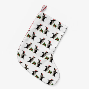 Gentoos and Holly Christmas Stocking