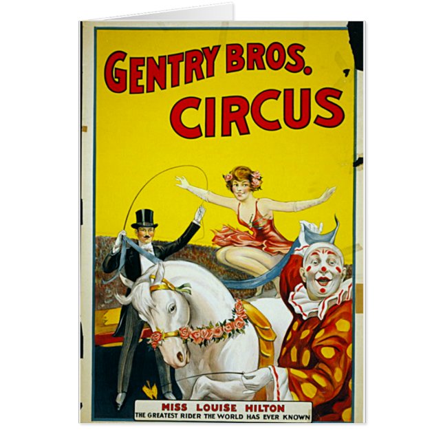 Gentry Bros. Circus (Front)