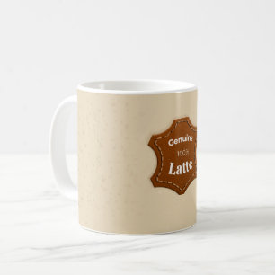 Genuine 100% Latte Neutral Pattern Mug