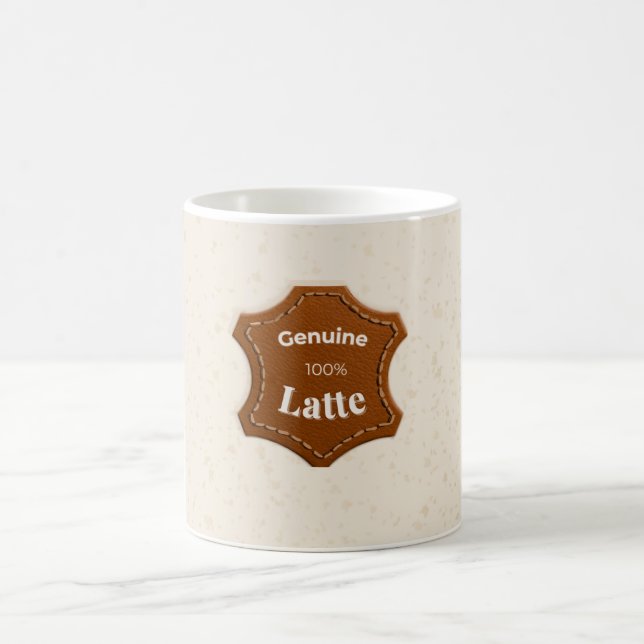 Genuine 100% Latte Neutral Pattern Mug (Center)