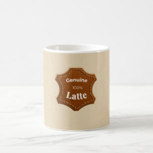 Genuine 100% Latte Neutral Pattern Mug