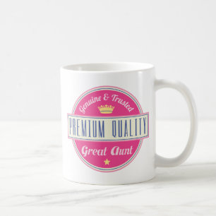 Genuine and Trusted Premium Great Aunt Coffee Mug